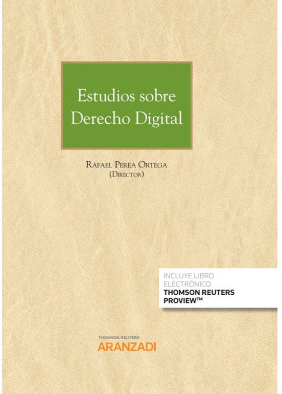 Estudios sobre derecho digital
