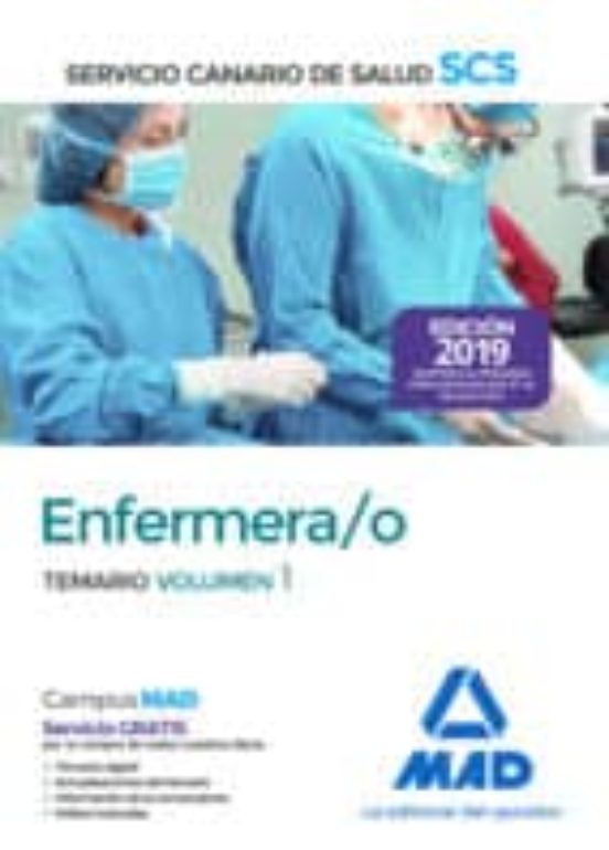 Enfermera/o Del Servicio Canario De Salud. Temario