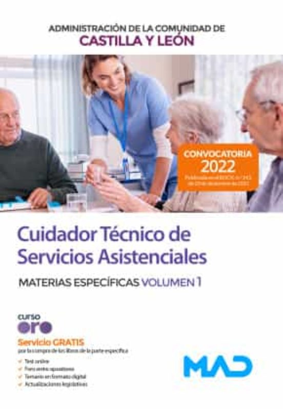 Cuidador Técnico De Servicios Asistenciales Materias Específicas Volum