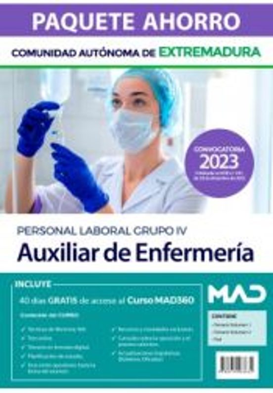 Pack Ahorro Auxiliar De Enfermería 2023