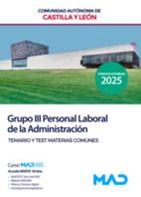 Grupo Iii Personal Laboral De La Comunidad Autónoma De Castilla Y Leon