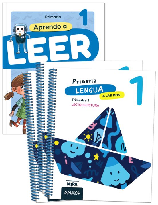 Lengua 1º Primaria a las dos + Aprendo a Leer con Detectives del Recre