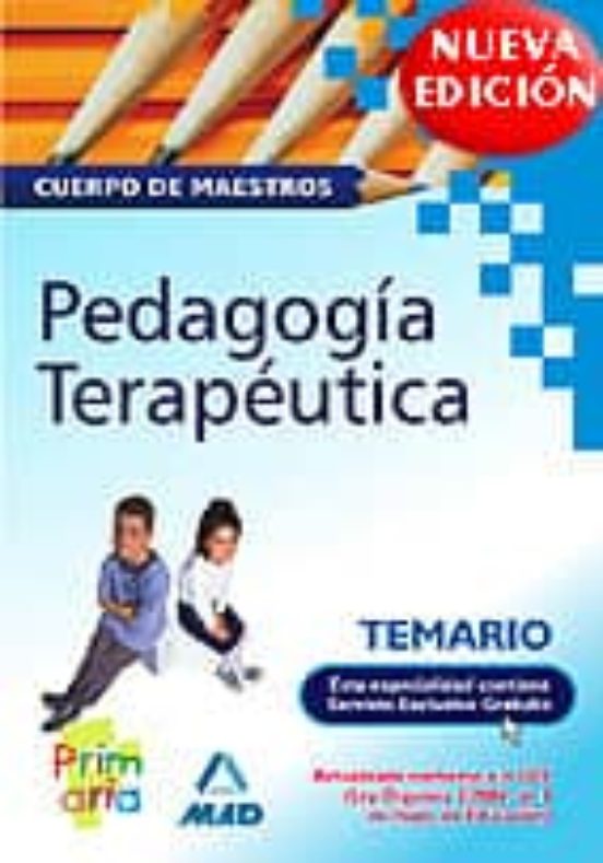 Temario Pedagogia Terapeutica Cuerpo De Maestros