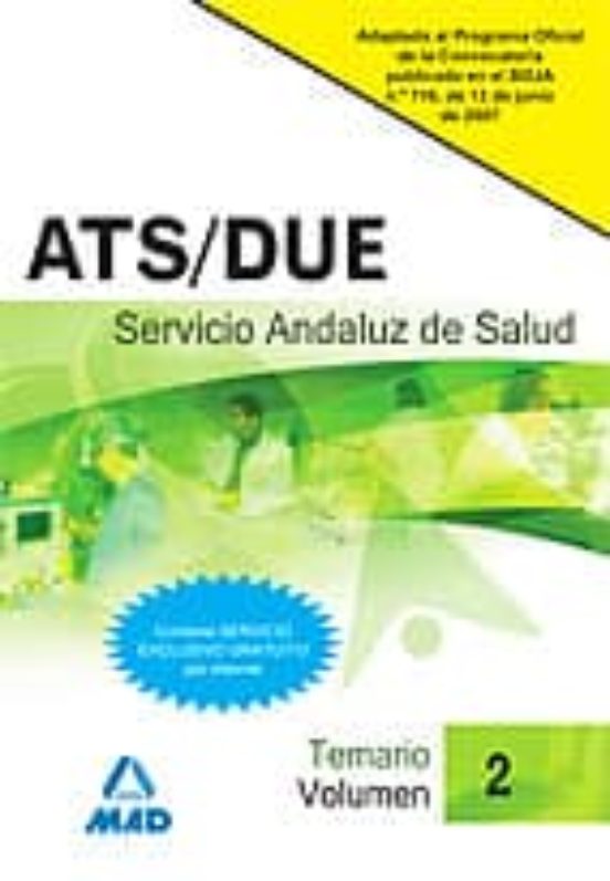 Ats-due Del Servicio Andaluz De Salud. Temario