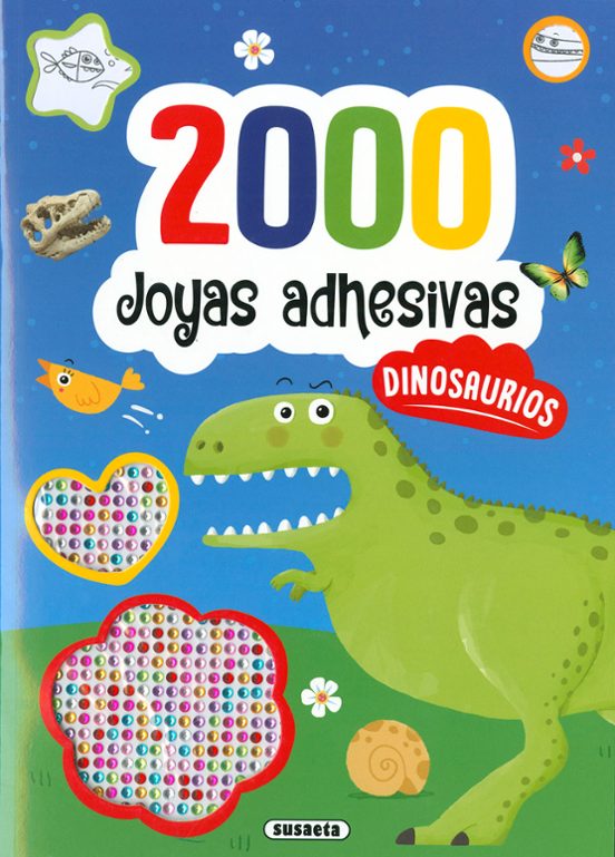 2000 Joyas Adhesivas Dinosaurios