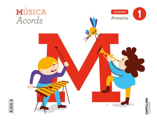 Musica 1º Educacion Primaria Serie Acords Quadern Ed 2019 Valencia
