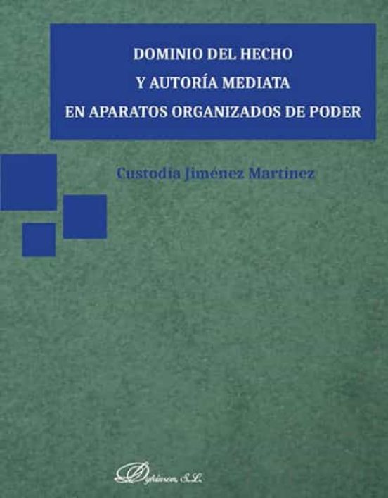 Dominio Del Hecho Y Autoría Mediata En Aparatos Organizados De Poder