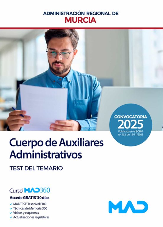 Cuerpo De Auxiliares Administrativos De La Comunidad Autónoma Reg Ión