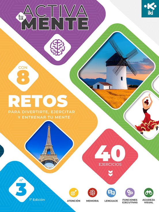 Iki Activa Tu Mente: Retos 3. 8 Retos Con 40 Ejercicios