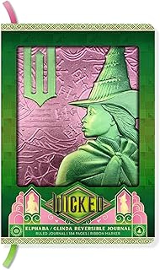 Wicked: Elphaba / Glinda Reversible Sculpted Journal