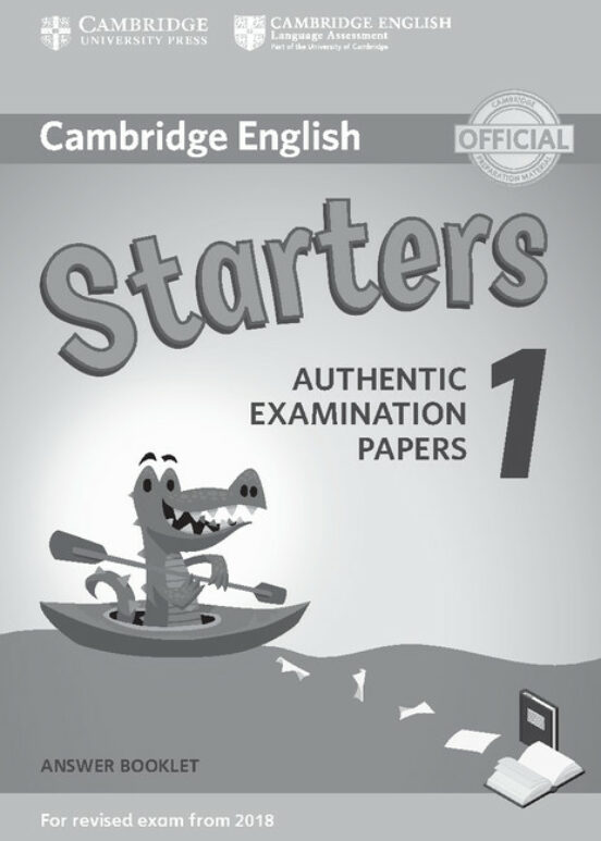 Cambridge English Young Learners English Tests Starters 1