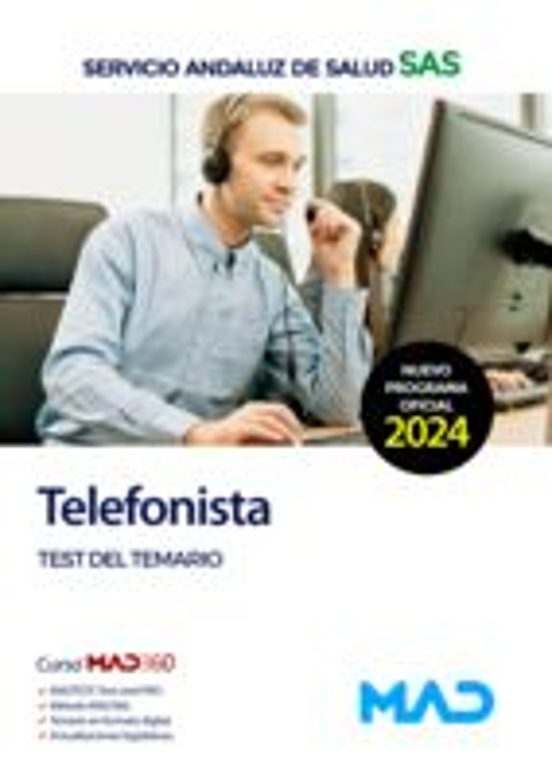 Telefonista Del Servicio Andaluz De Salud: Test Del Temario Especifico