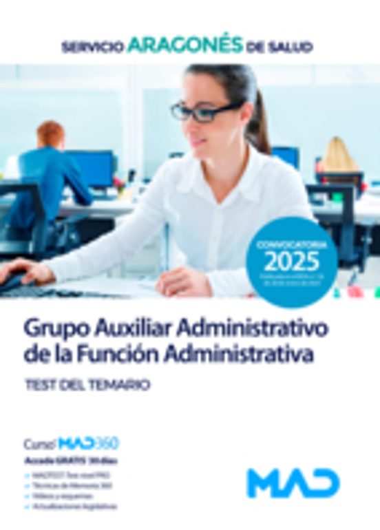 Grupo Auxiliar Administrativo De La Función Administrativa Test Del Te