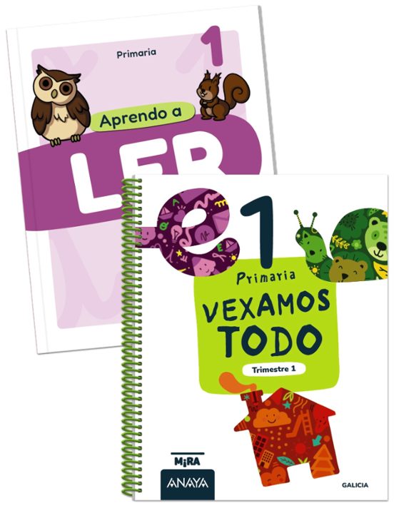 Vexamos Todo 1º Primaria Primeiro Trimestre Lingua 1 + Lingua 1 Aprend