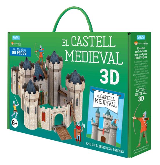 El Castell Medieval 3D amb Llibre