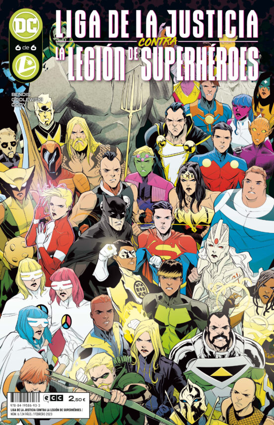 Liga De La Justicia Contra La Legion De Superheroes Nº 6 De 6