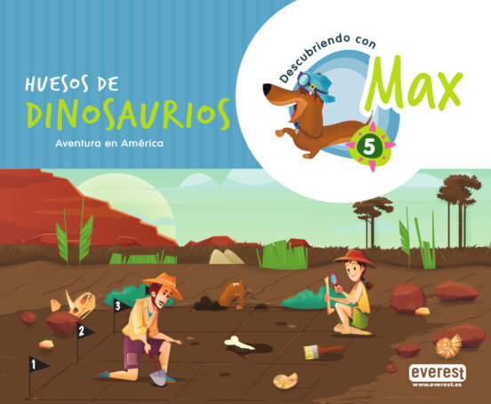 Descubriendo con Max 5. Huesos de dinosaurios. Libro del alumno