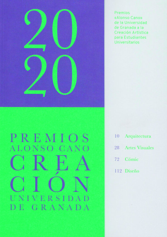 Premios Alonso Cano de la Universidad de Granada a la creación artística para estudiantes universitarios 2020