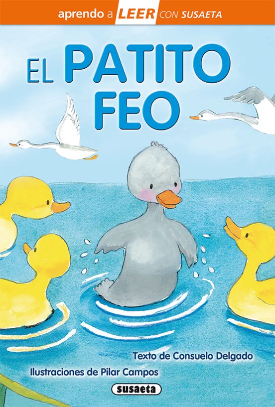 El Patito Feo Aprendo A Leer 4-6 Años Mayusculas Con Alguna Letra En C