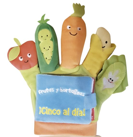 Libro Guante Frutas Y Hortalizas: ¡cinco Al Dia!