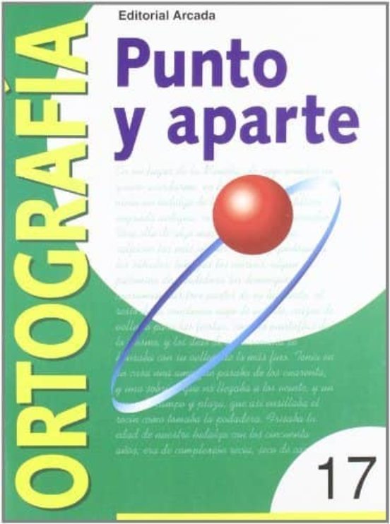 Nº 17 Serie Roja Punto Y Aparte Ortografia 5º - 6º Educacion Primaria