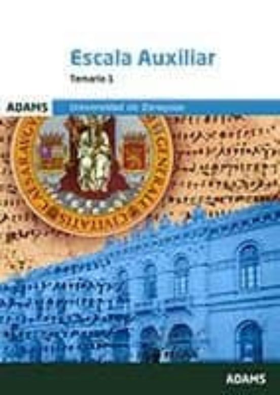 Universidad De Zaragoza: Escala Auxiliar Temario 1