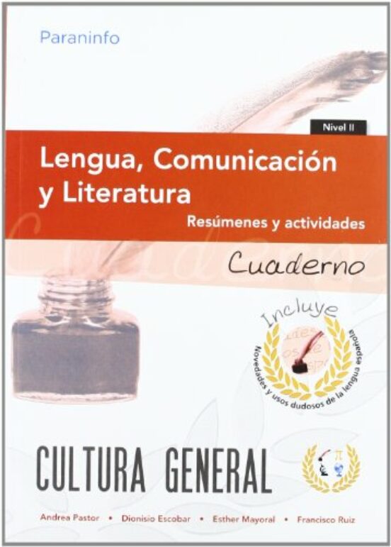 Cuaderno De Trabajo Lengua Comunicacion Y Literatura. Nivel Ii
