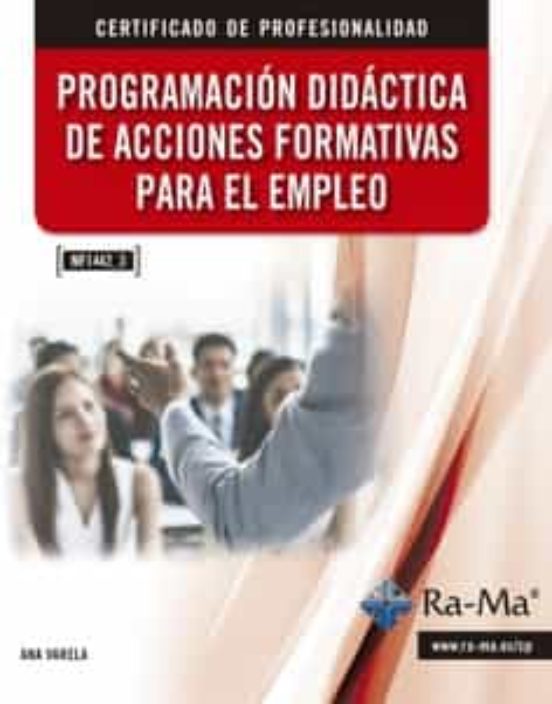 Mf1445_3 Programación Didáctica De Acciones Formativas Para El Em Pleo