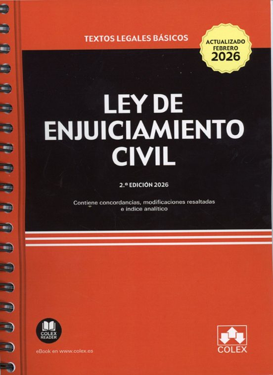 Ley De Enjuiciamiento Civil - ENCUADERNACIÓN CON ESPIRAL