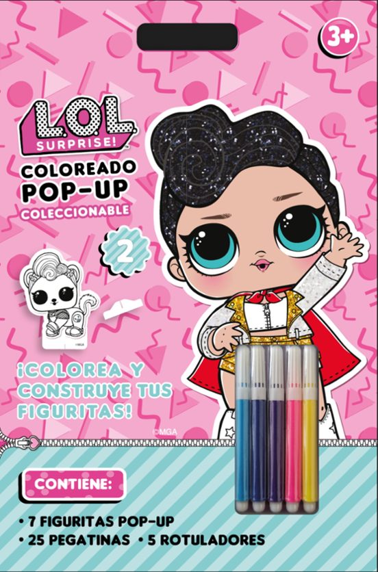 Coloreado Pop-up L.o.l 2