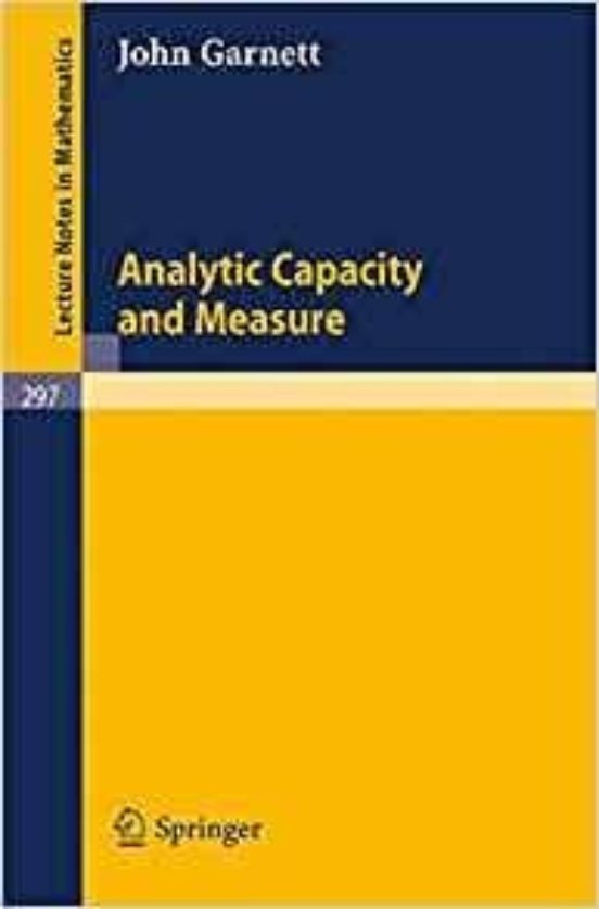 Analytic Capacity And Measure