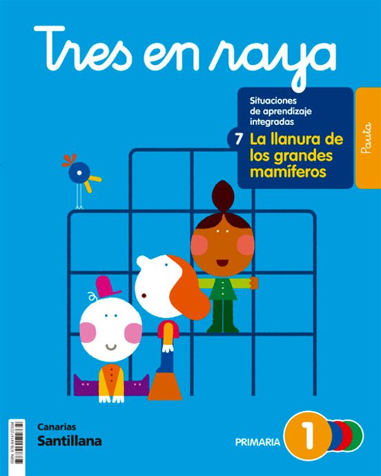 Lenguaje 1º Educacion Primaria Tres en Raya Pauta Canarias Ed 2022