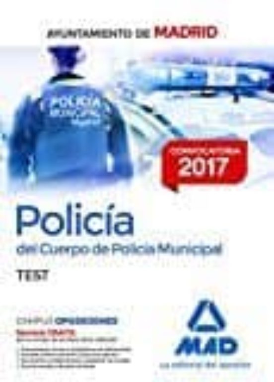 Policía Del Cuerpo De Policía Municipal Del Ayuntamiento De Madrid. Test