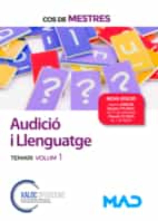 Cos De Mestres. Audició I Llenguatge. Generalitat De Ataluña