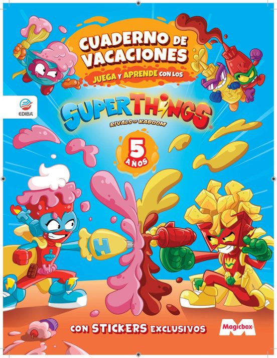 Cuaderno De Vacaciones Juega Y Aprende Superthings Legends Para 5 Años