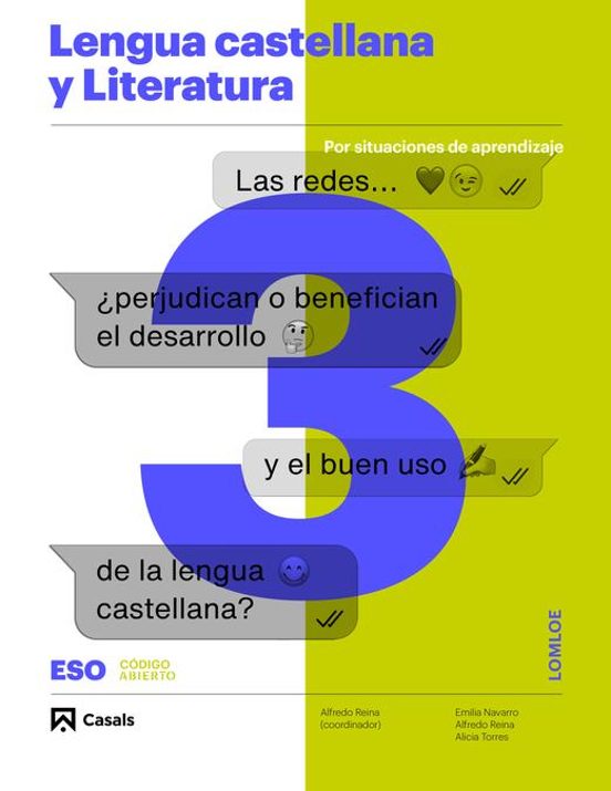 Lengua Castellana Y Literatura 3º Eso Codigo Abierto Lomloe Ed 2023