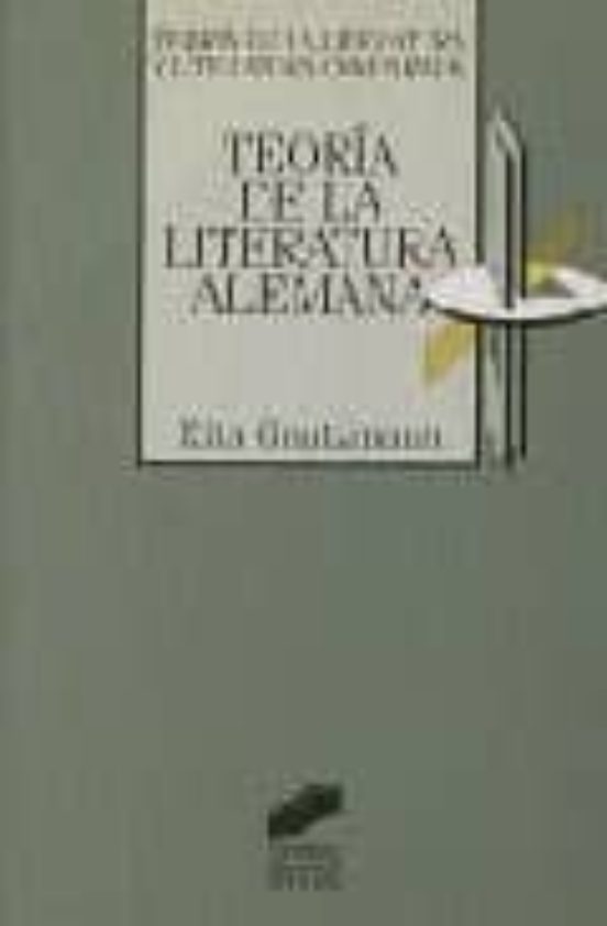 La Teoria Literaria Alemana