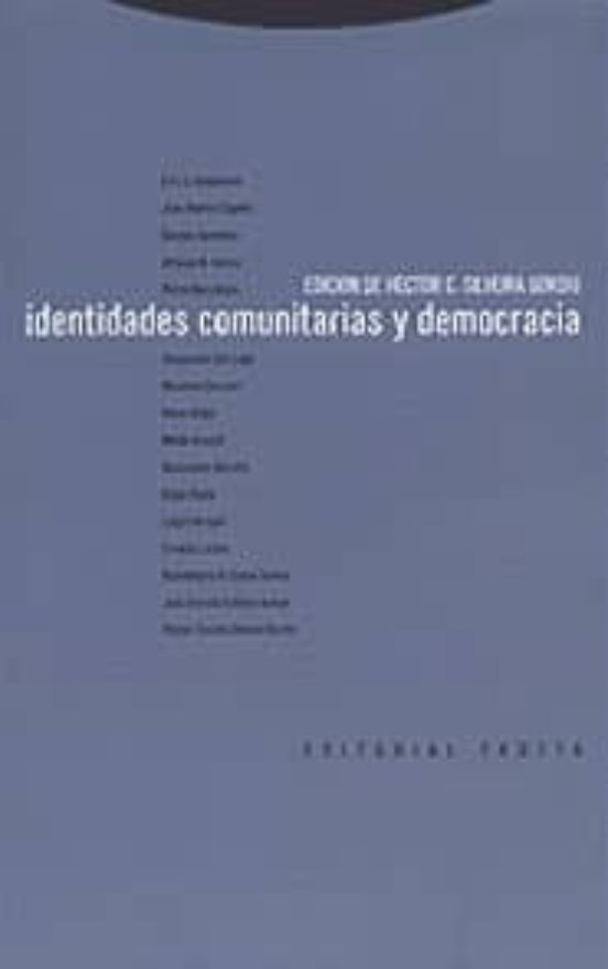 Identidades Comunitarias Y Democracia