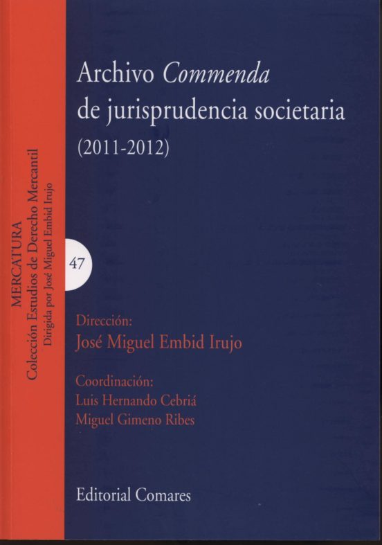 Archivo Comentada De Jurisprudencia Societaria