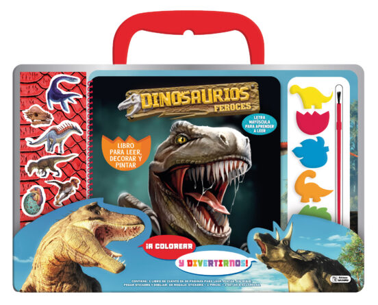 ¡a Colorear Y Divertirnos! Dinosaurios Feroces