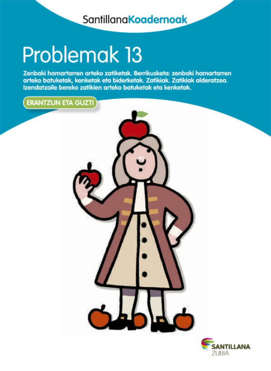 Koadernoa 13 Problemak Euskara Ed 13