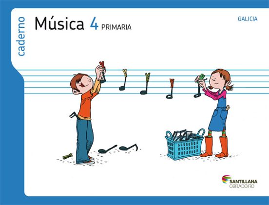 Caderno Musica Gallego Os Camiños 4º Primaria