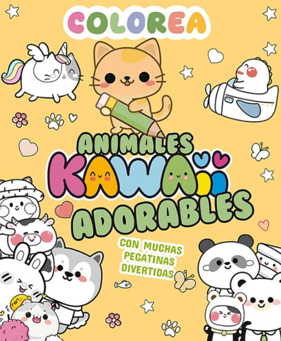 Colorea Kawaii Animales Adorables