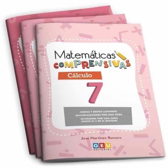 Portada de Pack Matematicas Comprensivas. Cuaderno Repaso Calculo 3º Primaria