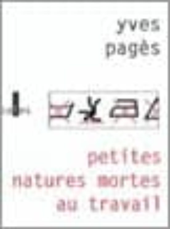 Petites Natures Mortes Au Travail