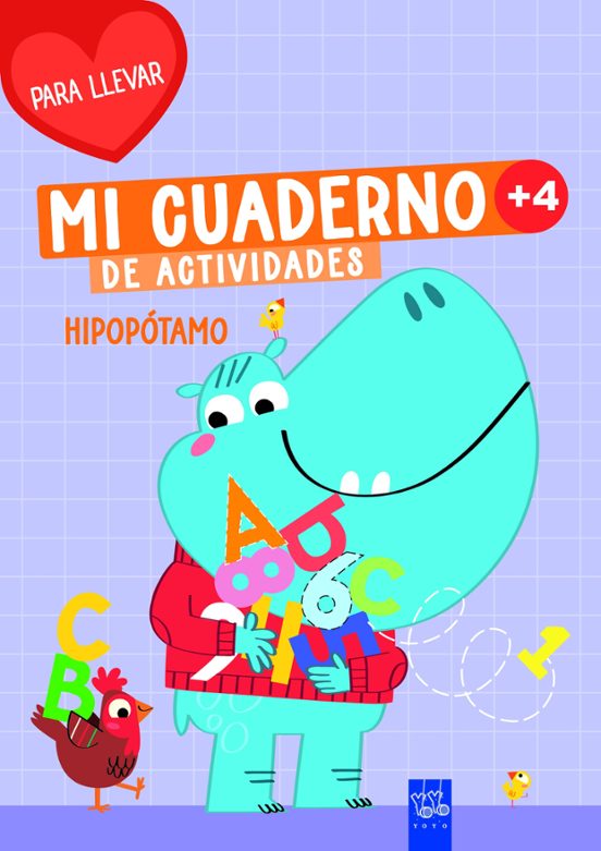 Mi Cuaderno De Actividades Para Llevar. Hipopótamo