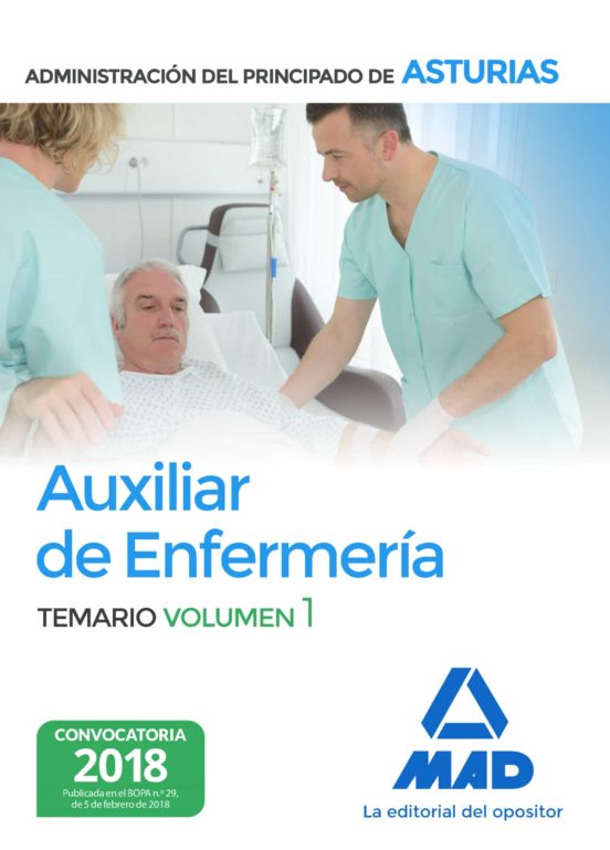 Auxiliar De Enfermeria De La Administracion Del Principado De Asturias
