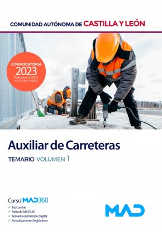 Auxiliar De Carreteras. Comunidad Autónoma De Castilla Y Leon