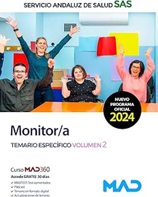 Monitor/a Del Servicio Andaluz De Salud. Temario Especifico