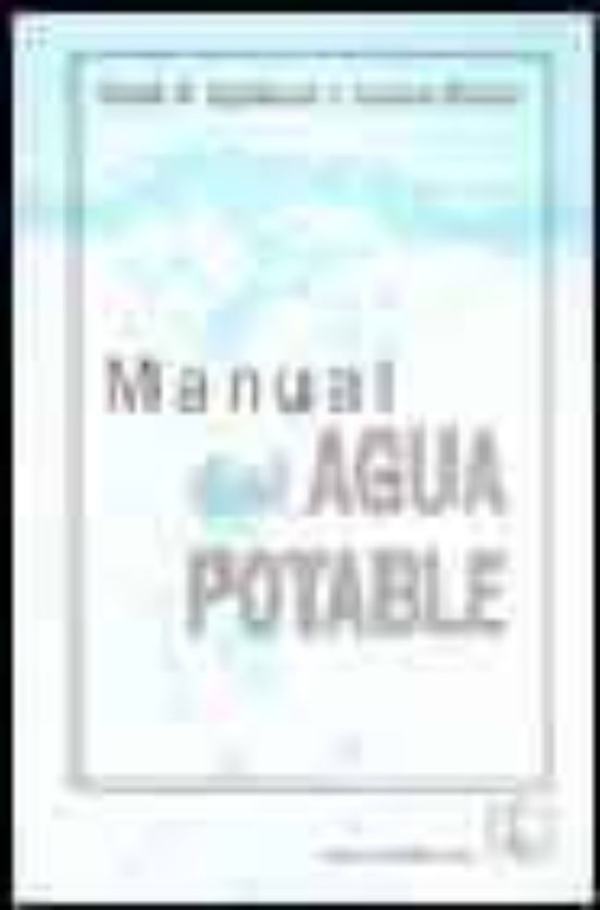 Manual De Agua Potable